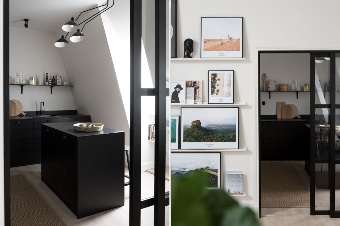 A Monochrome Scandinavian Attic Apartment 8 monochrome attic apartment nordroom7 A Monochrome Scandinavian Attic Apartment