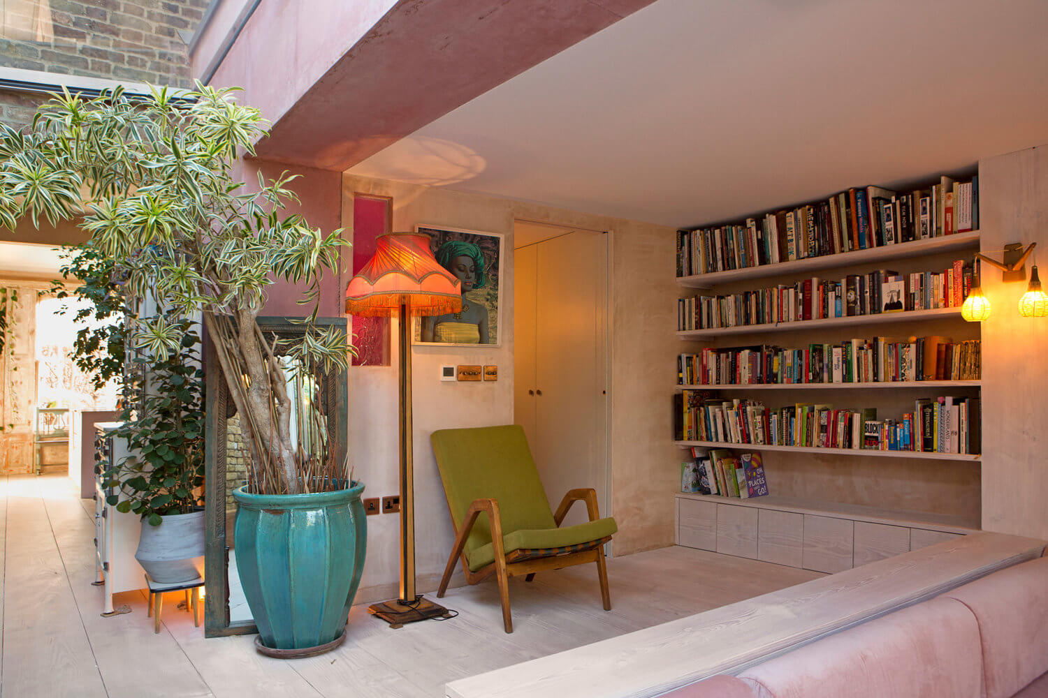 A Pink Concrete Extension For A Victorian Home in London 8 pink concrete extension victorian home london nordroom6 A Pink Concrete Extension For A Victorian Home in London