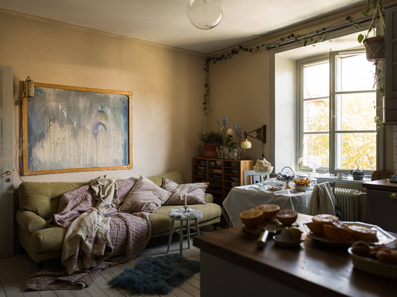 A Romantic Vintage Apartment in Stockholm 7 romantic vintage apartment stockholm nordroom3 A Romantic Vintage Apartment in Stockholm
