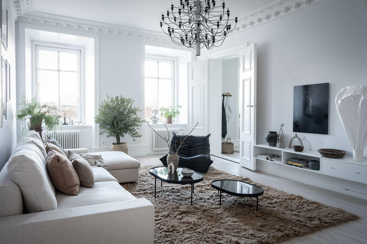 A Beautiful Serene Apartment in Sweden 3 serene apartment sweden nordroom2 A Beautiful Serene Apartment in Sweden