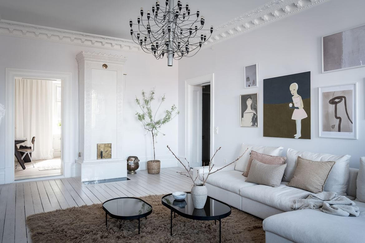A Beautiful Serene Apartment in Sweden 4 serene apartment sweden nordroom3 A Beautiful Serene Apartment in Sweden