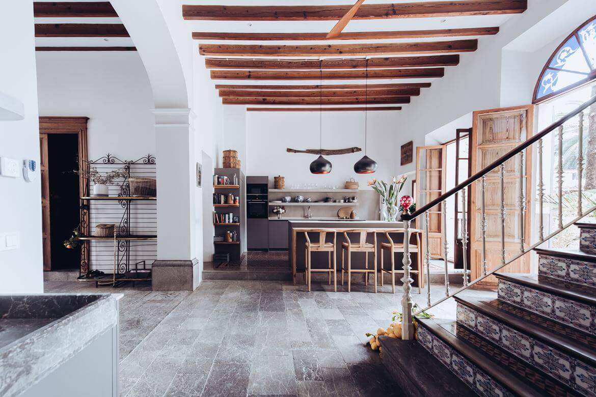 A Beautiful Townhouse on Mallorca With Orginal Details and High Ceilings 3 townhouse mallorca original details high ceilings nordroom2 A Beautiful Townhouse on Mallorca With Orginal Details and High Ceilings