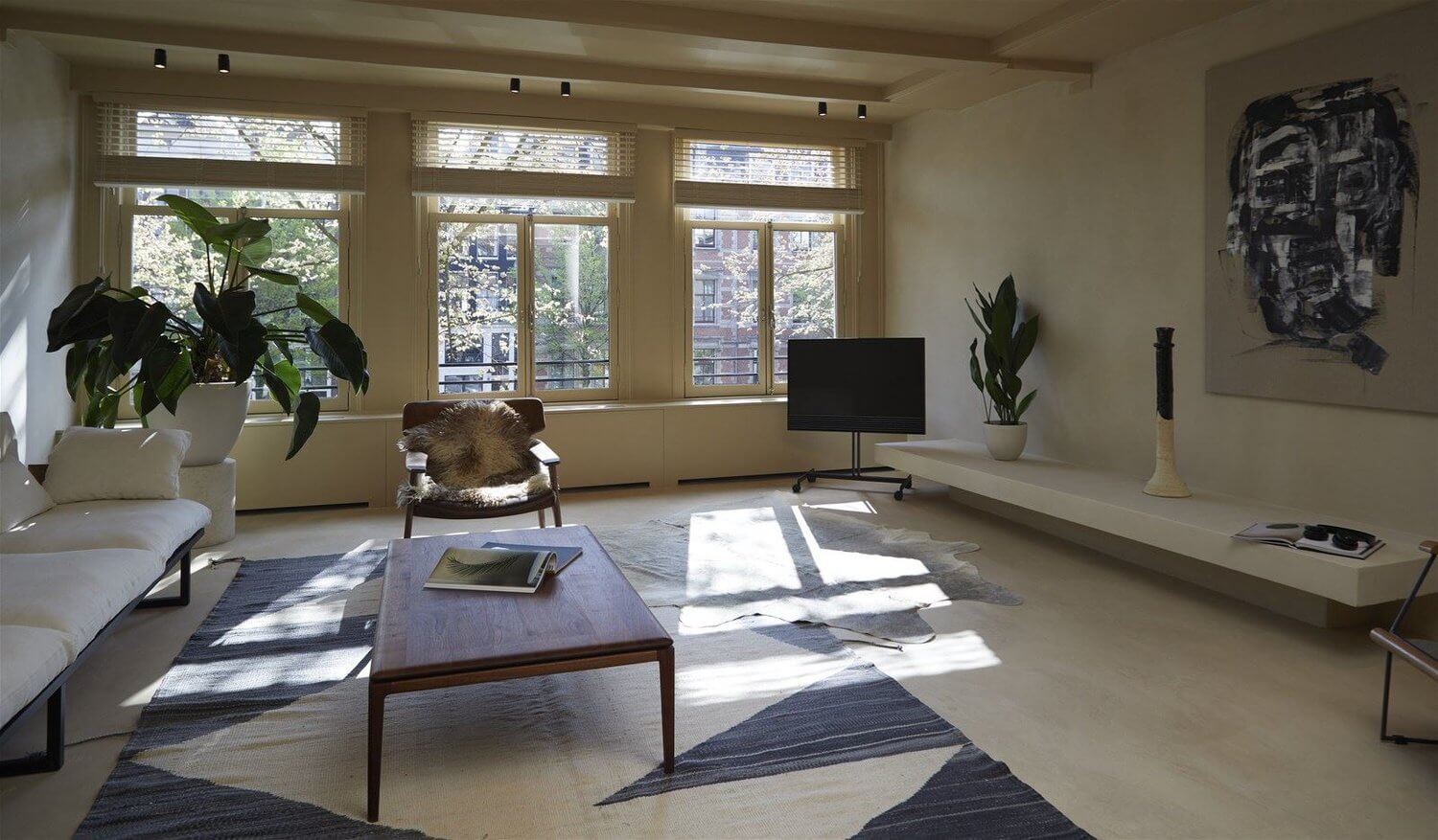 An Amsterdam Canal House Transformed Into 3 Calm & Stylish Apartments 17 amsterdam canal house nordroom17 An Amsterdam Canal House Transformed Into 3 Calm & Stylish Apartments