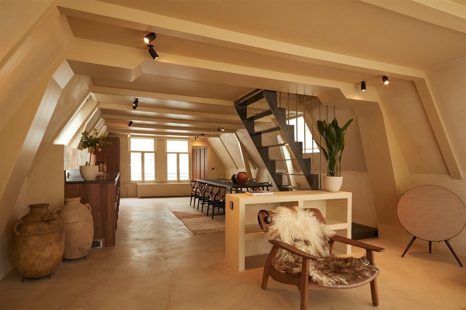 An Amsterdam Canal House Transformed Into 3 Calm & Stylish Apartments 26 amsterdam canal house nordroom26 An Amsterdam Canal House Transformed Into 3 Calm & Stylish Apartments