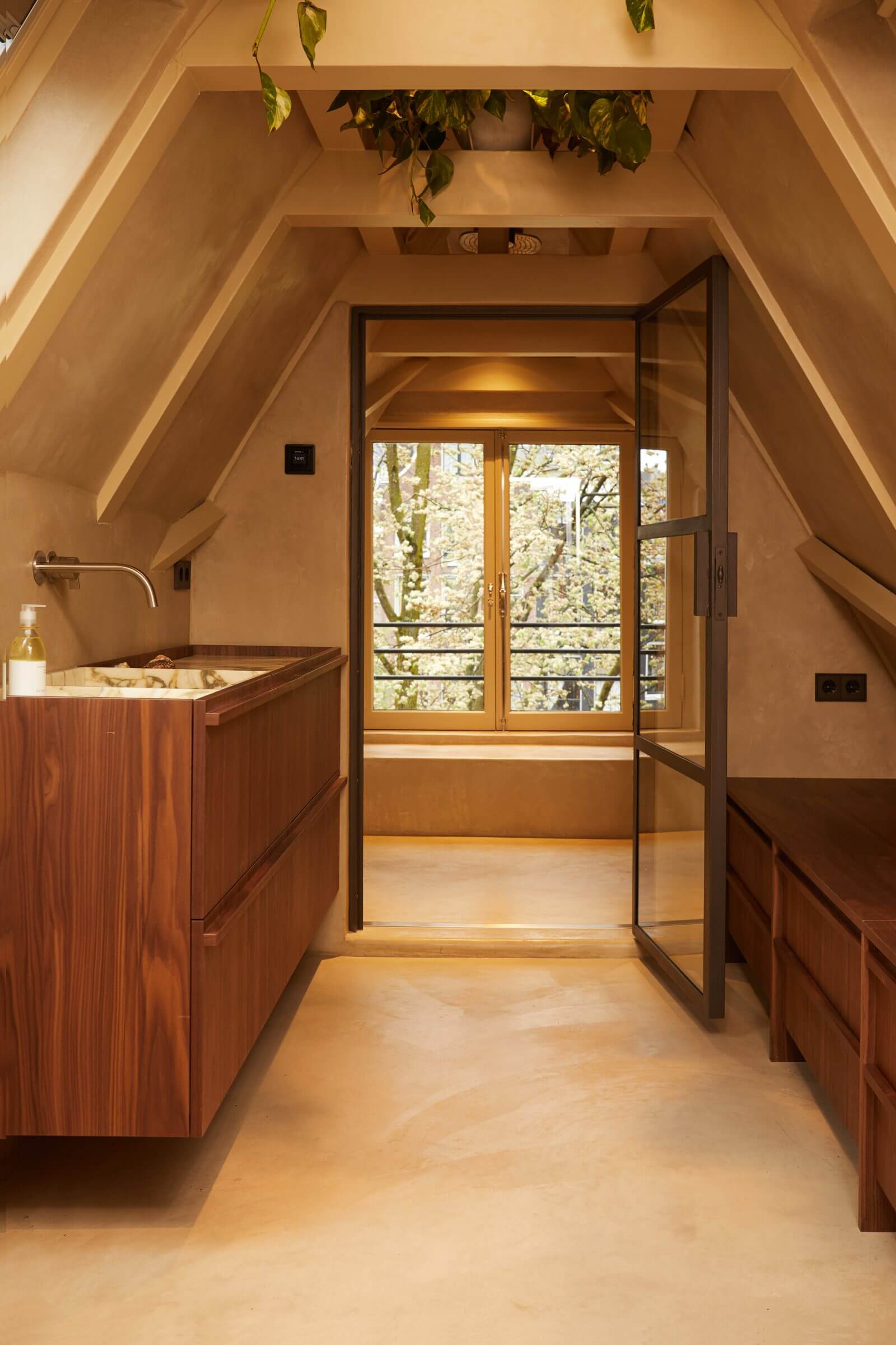 An Amsterdam Canal House Transformed Into 3 Calm & Stylish Apartments 33 amsterdam canal house nordroom33 An Amsterdam Canal House Transformed Into 3 Calm & Stylish Apartments