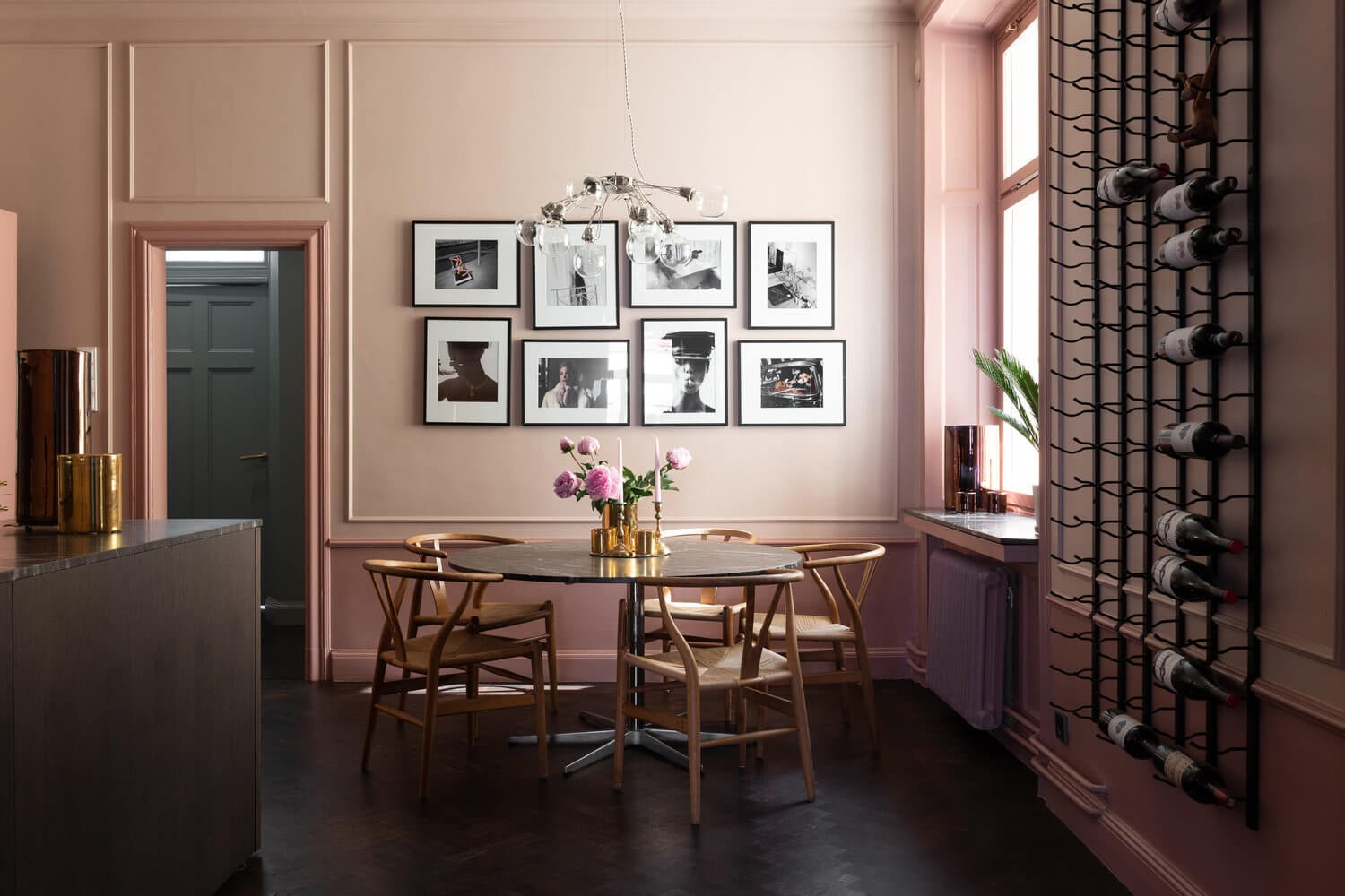 An Art-Filled Blue And Pink Apartment in Stockholm 11 art filled pink blue scandinavian apartment nordroom10 An Art-Filled Blue And Pink Apartment in Stockholm