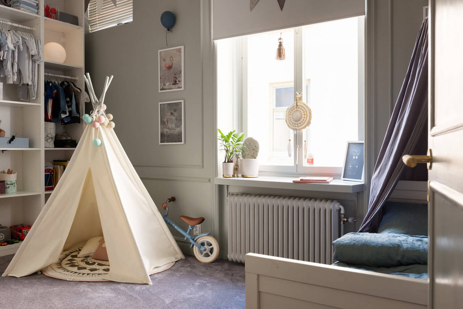 An Art-Filled Blue And Pink Apartment in Stockholm 14 art filled pink blue scandinavian apartment nordroom13 An Art-Filled Blue And Pink Apartment in Stockholm