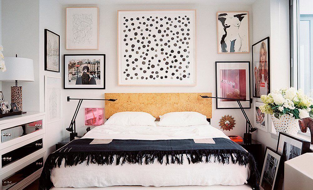 Creative Headboard and Bedroom Styling Ideas 62 bedroom gallery wall nordroom1 Creative Headboard and Bedroom Styling Ideas