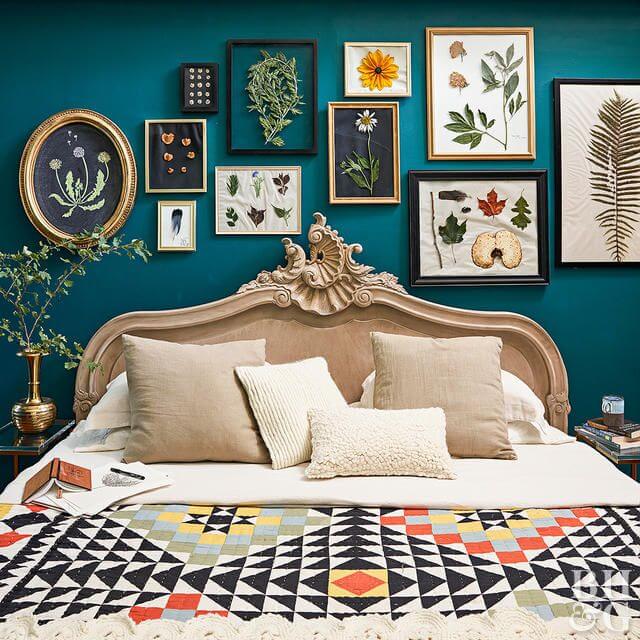 Creative Headboard and Bedroom Styling Ideas 63 bedroom gallery wall nordroom2 Creative Headboard and Bedroom Styling Ideas