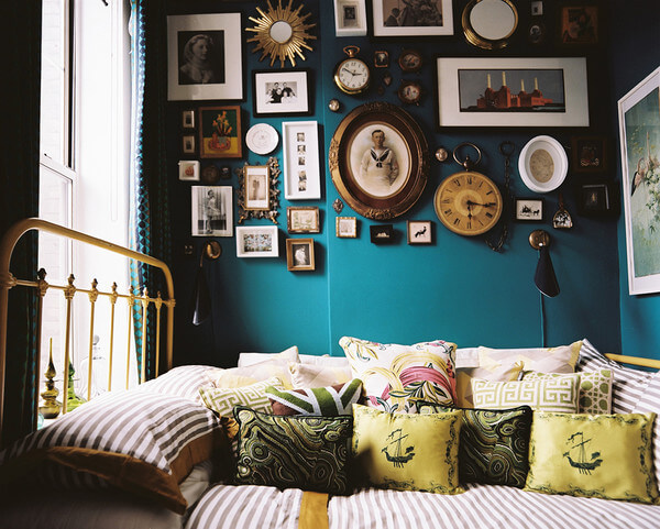 Creative Headboard and Bedroom Styling Ideas 65 bedroom gallery wall nordroom4 Creative Headboard and Bedroom Styling Ideas