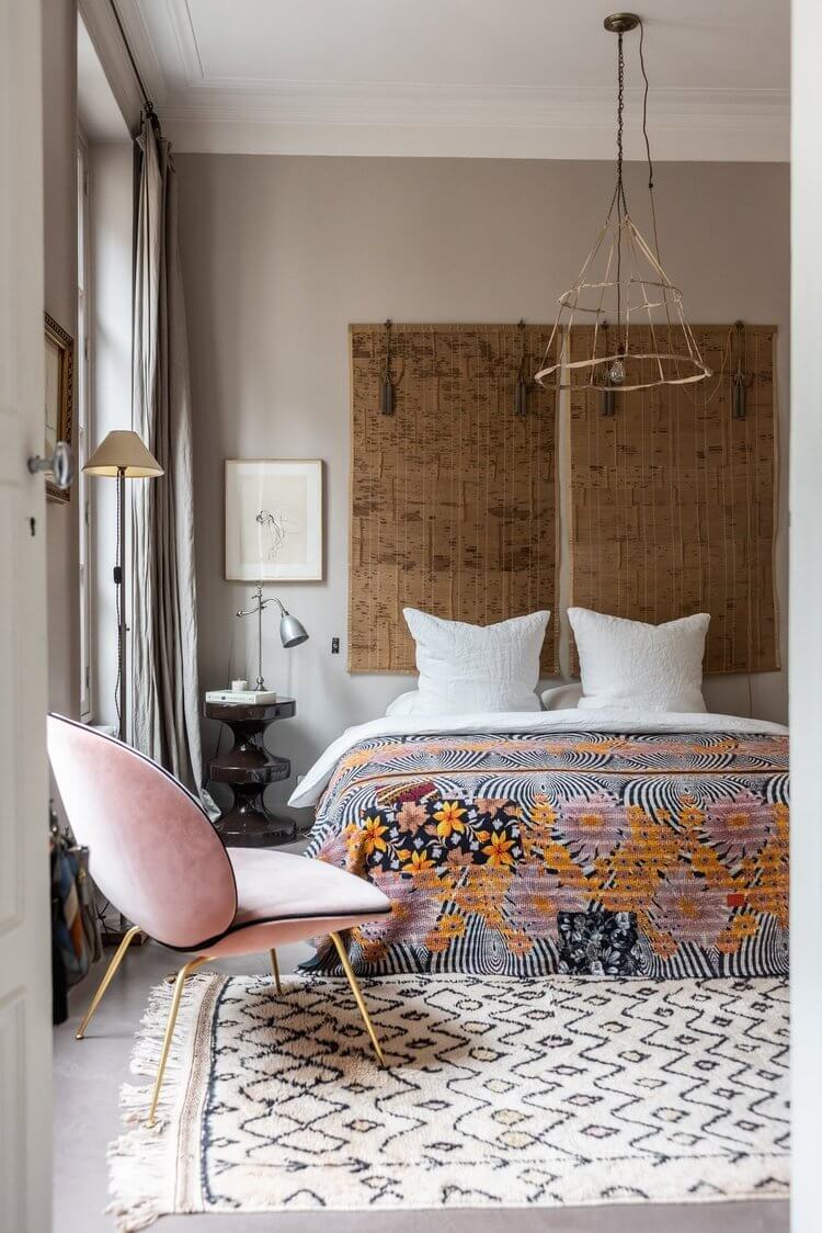 Creative Headboard and Bedroom Styling Ideas 67 bedroom large art nordroom Creative Headboard and Bedroom Styling Ideas