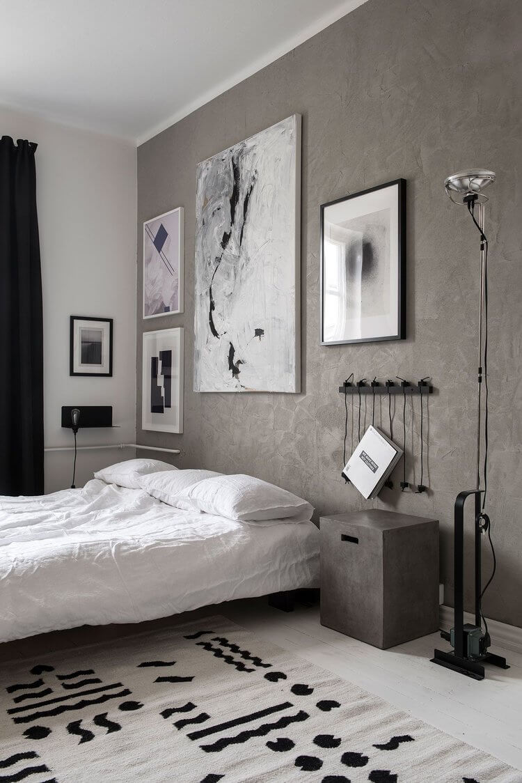 Creative Headboard and Bedroom Styling Ideas 68 bedroom large art nordroom1 Creative Headboard and Bedroom Styling Ideas