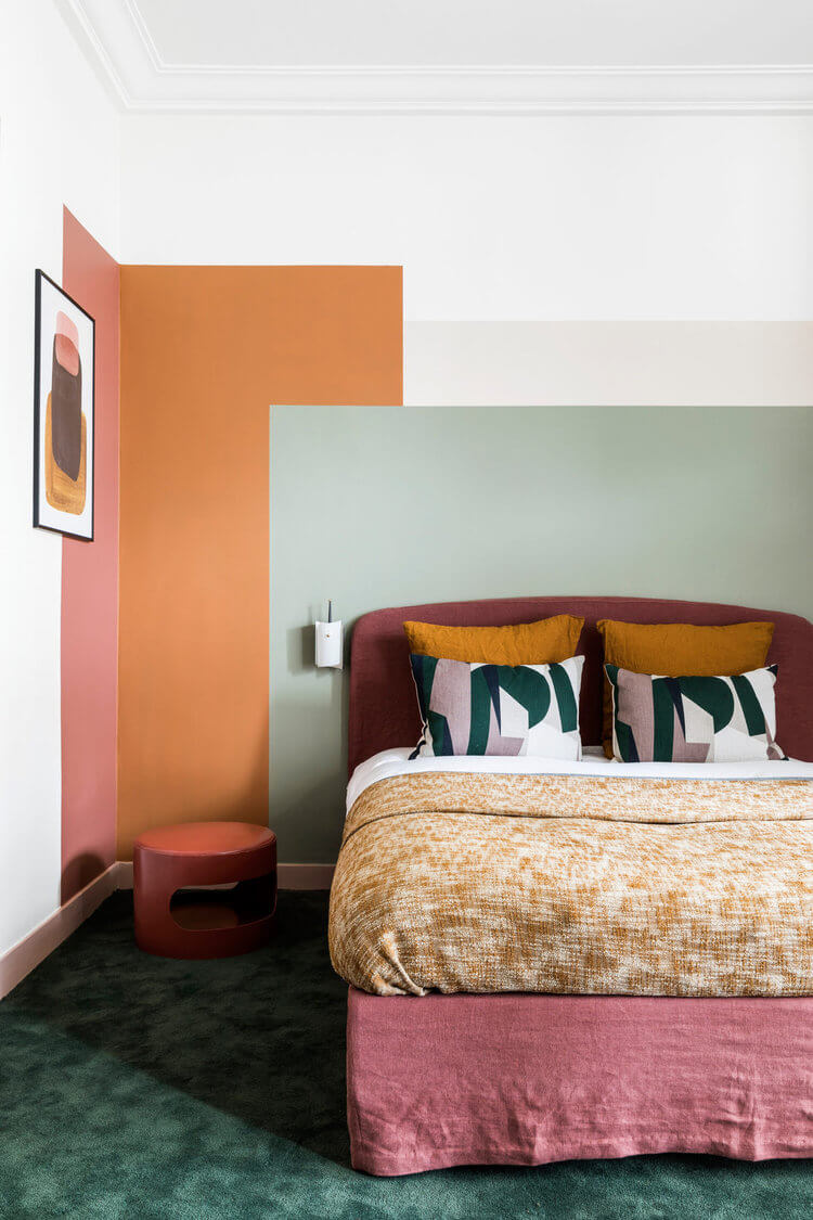 Creative Headboard and Bedroom Styling Ideas 55 bedroom paint ideas nordroom Creative Headboard and Bedroom Styling Ideas