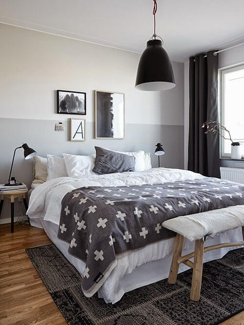 Creative Headboard and Bedroom Styling Ideas 59 bedroom paint ideas nordroom4 Creative Headboard and Bedroom Styling Ideas