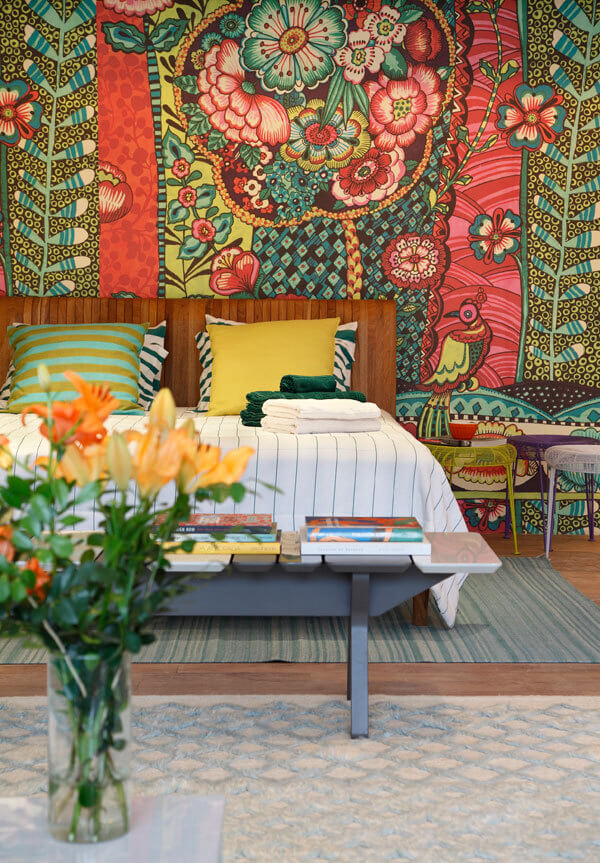 Creative Headboard and Bedroom Styling Ideas 75 bedroom wall mural nordroom3 Creative Headboard and Bedroom Styling Ideas