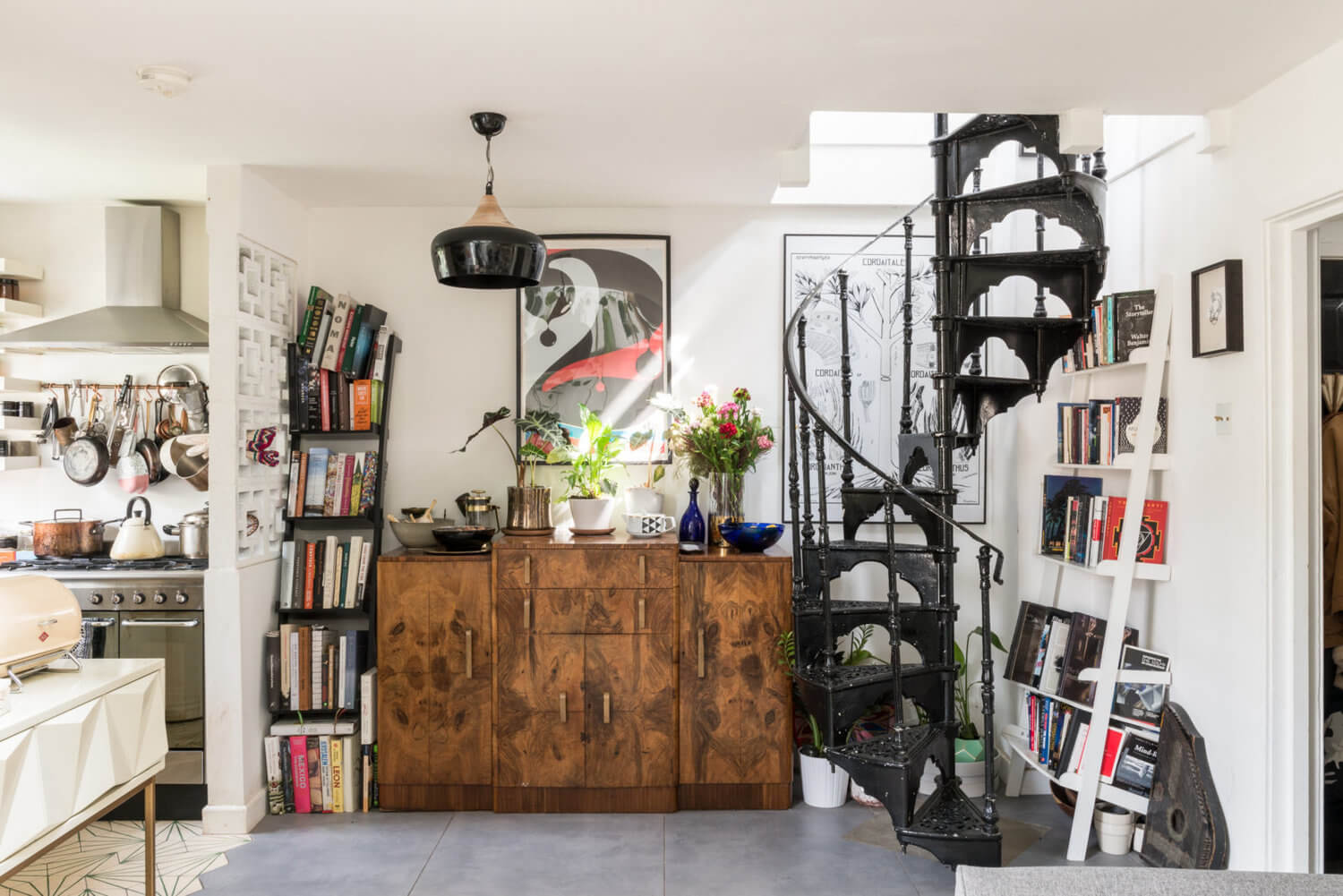A Bright and Cozy Attic Apartment in London 4 bright attic apartment london nordroom1 A Bright and Cozy Attic Apartment in London