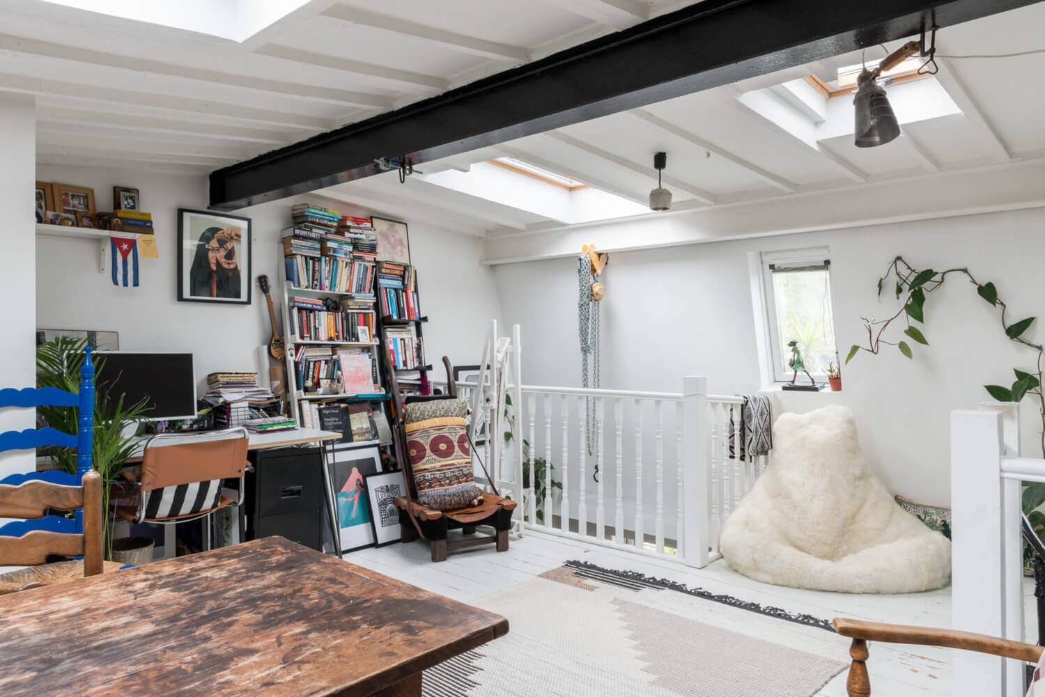 A Bright and Cozy Attic Apartment in London 10 bright attic apartment london nordroom9 A Bright and Cozy Attic Apartment in London