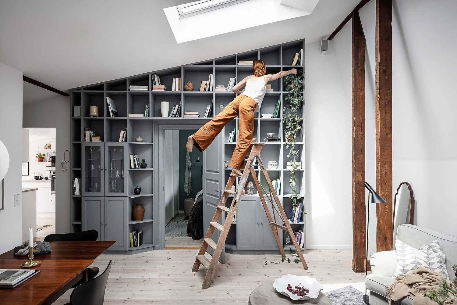 A Stylish And Cozy Scandinavian Attic Apartment 5 cozy scandinavian attic apartment nordroom4 A Stylish And Cozy Scandinavian Attic Apartment