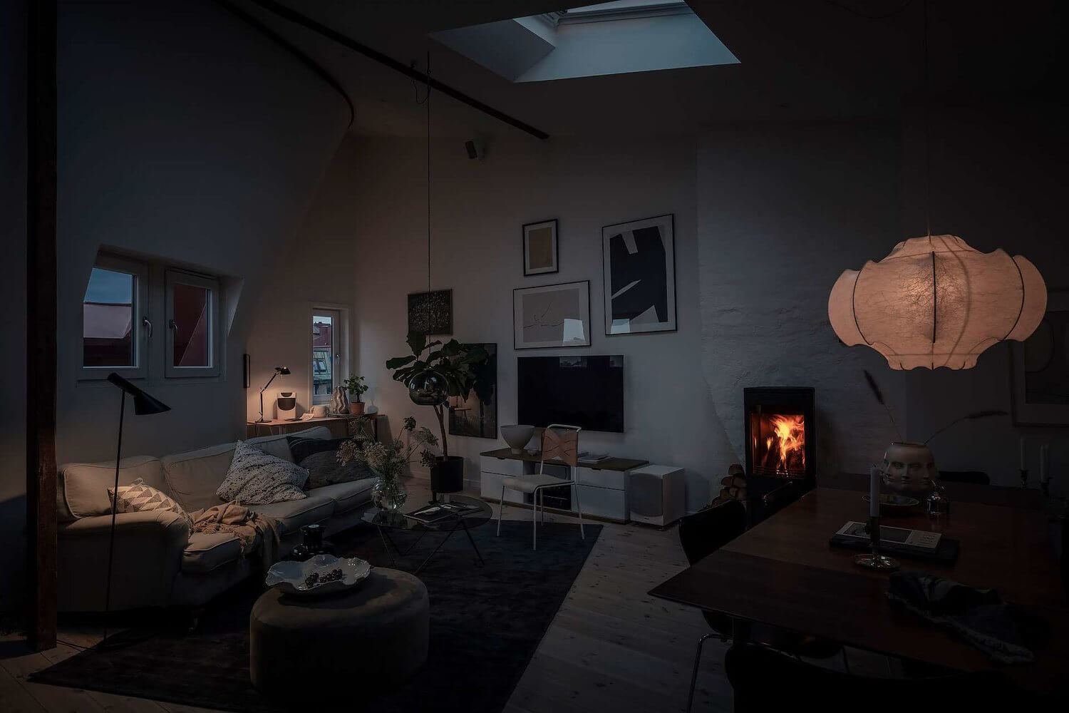 A Stylish And Cozy Scandinavian Attic Apartment 6 cozy scandinavian attic apartment nordroom5 A Stylish And Cozy Scandinavian Attic Apartment