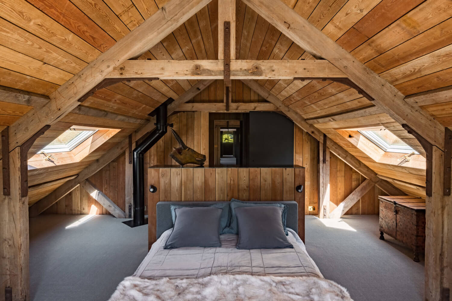 An Industrial Barn Conversion In The English Countryside 15 industrial barn conversion england nordroom14 An Industrial Barn Conversion In The English Countryside