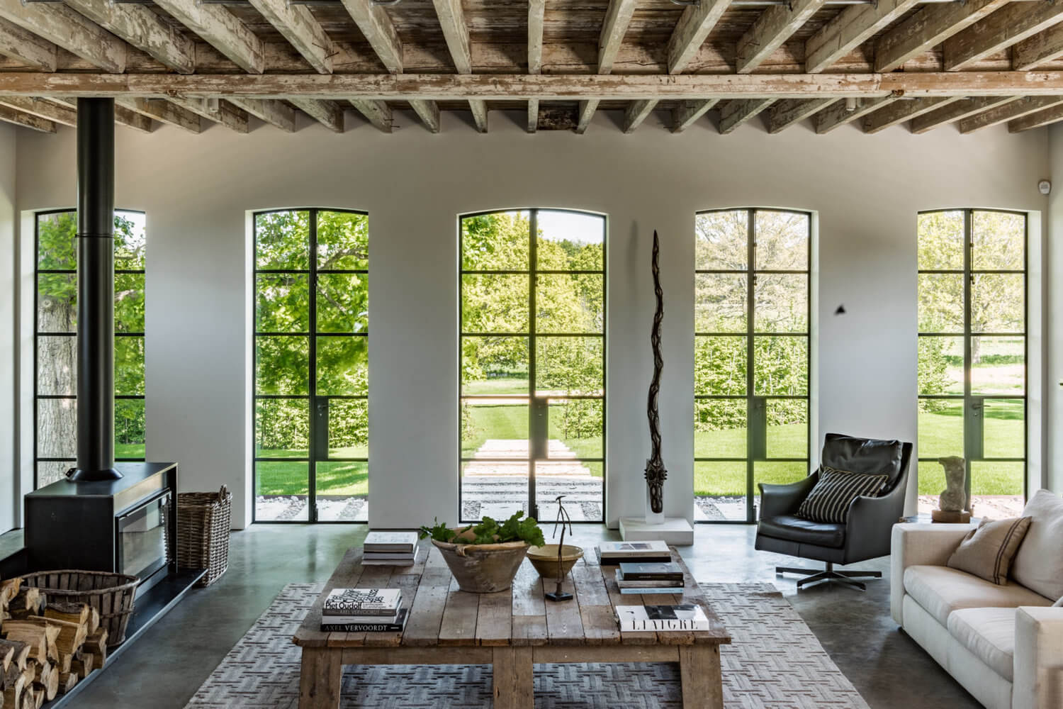 An Industrial Barn Conversion In The English Countryside 3 industrial barn conversion england nordroom2 An Industrial Barn Conversion In The English Countryside