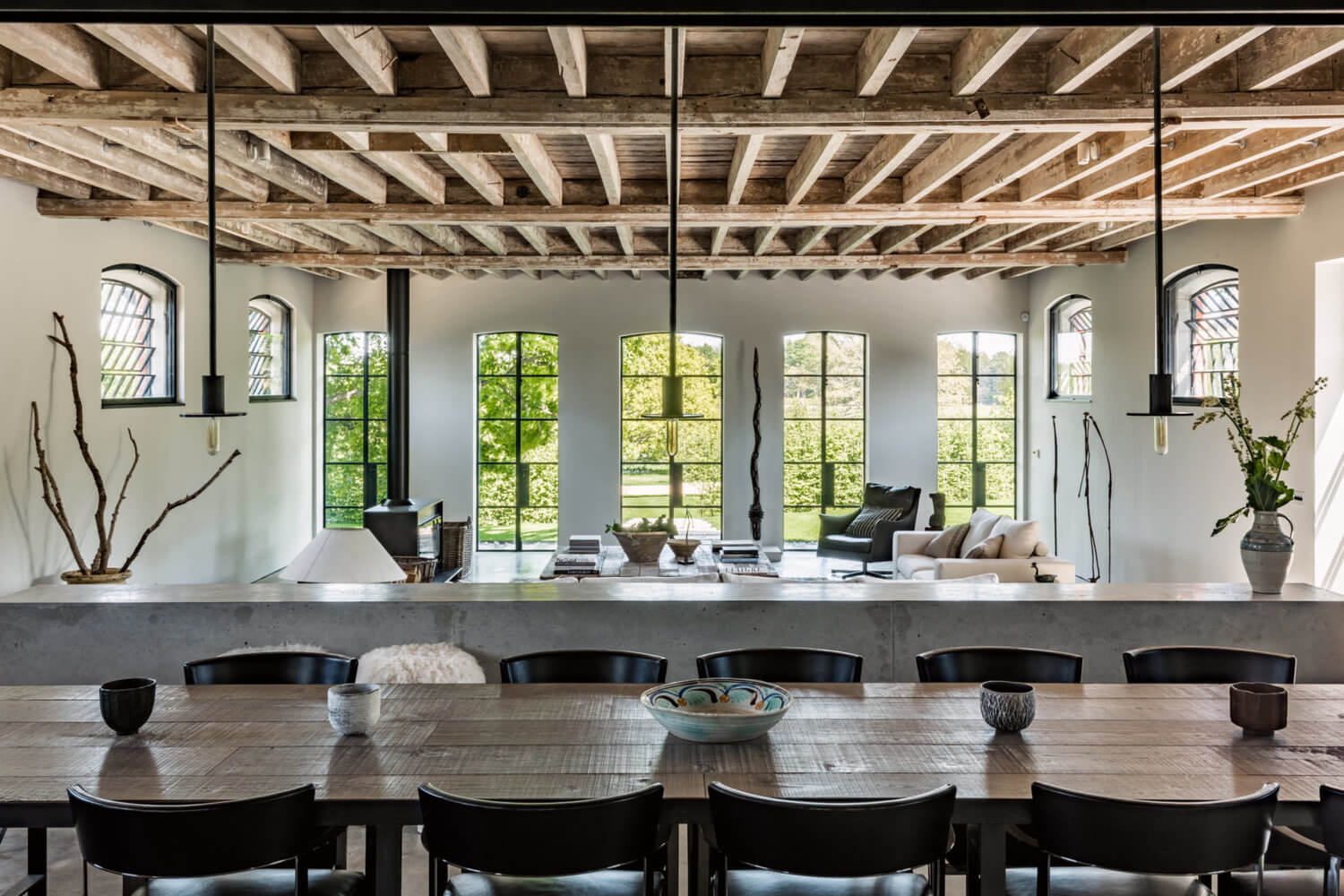 An Industrial Barn Conversion In The English Countryside 8 industrial barn conversion england nordroom7 An Industrial Barn Conversion In The English Countryside
