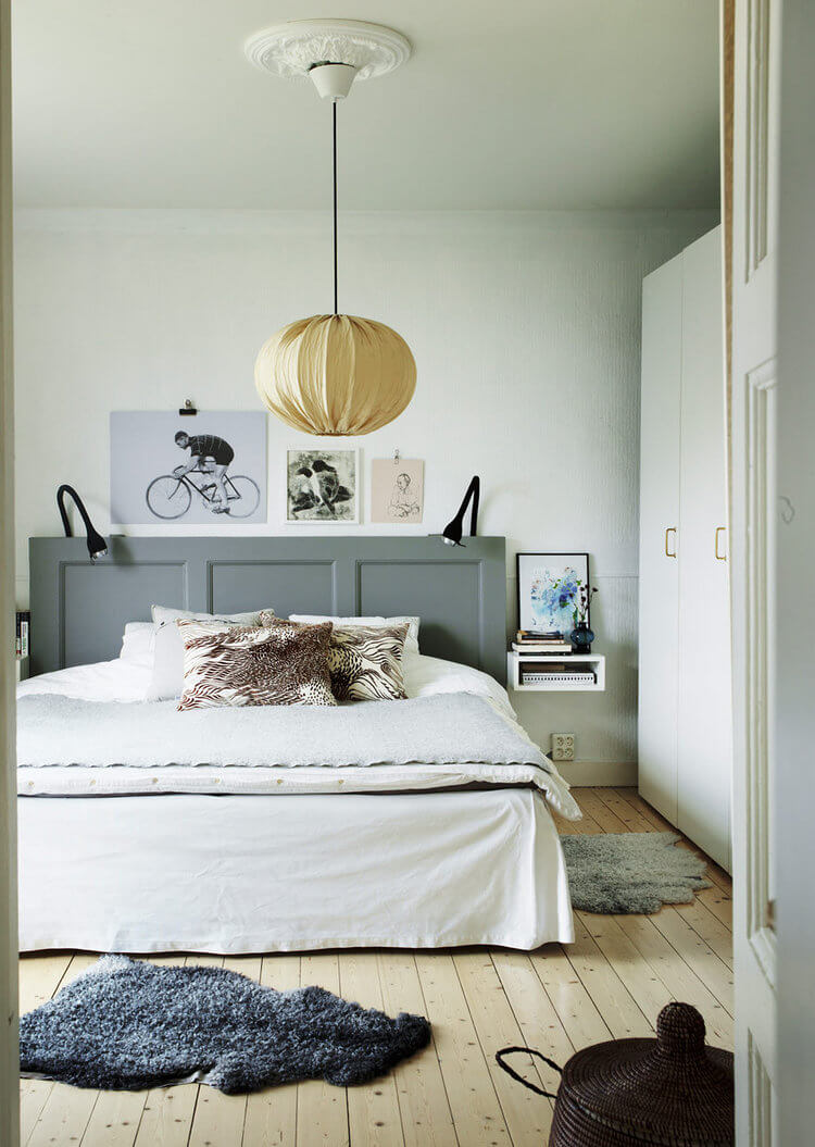 Creative Headboard and Bedroom Styling Ideas 27 old doors screens headboards nordroom1 Creative Headboard and Bedroom Styling Ideas