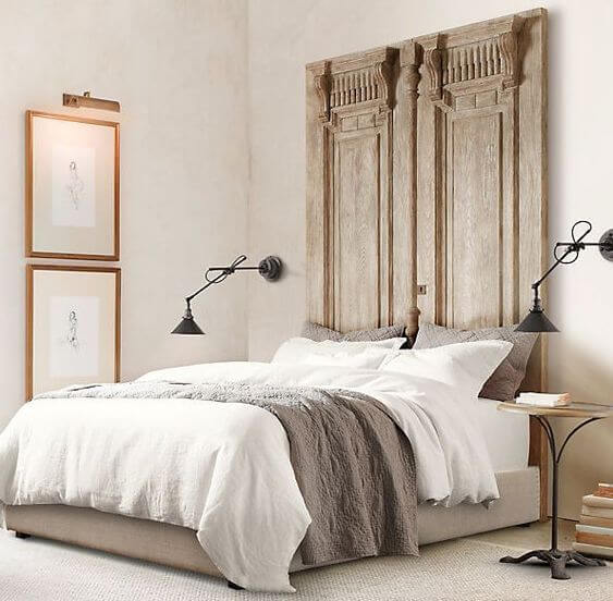 Creative Headboard and Bedroom Styling Ideas 30 old doors screens headboards nordroom4 Creative Headboard and Bedroom Styling Ideas