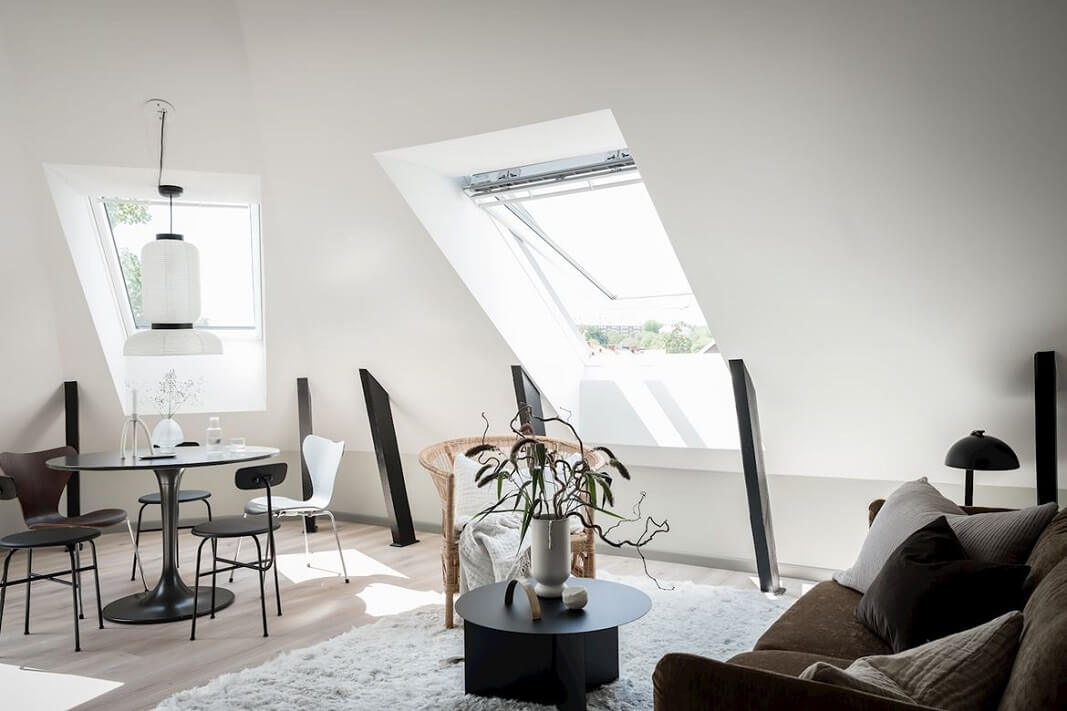 A Bright And Stylish Scandinavian Attic Apartment 4 scandinavian attic apartment nordroom3 A Bright And Stylish Scandinavian Attic Apartment