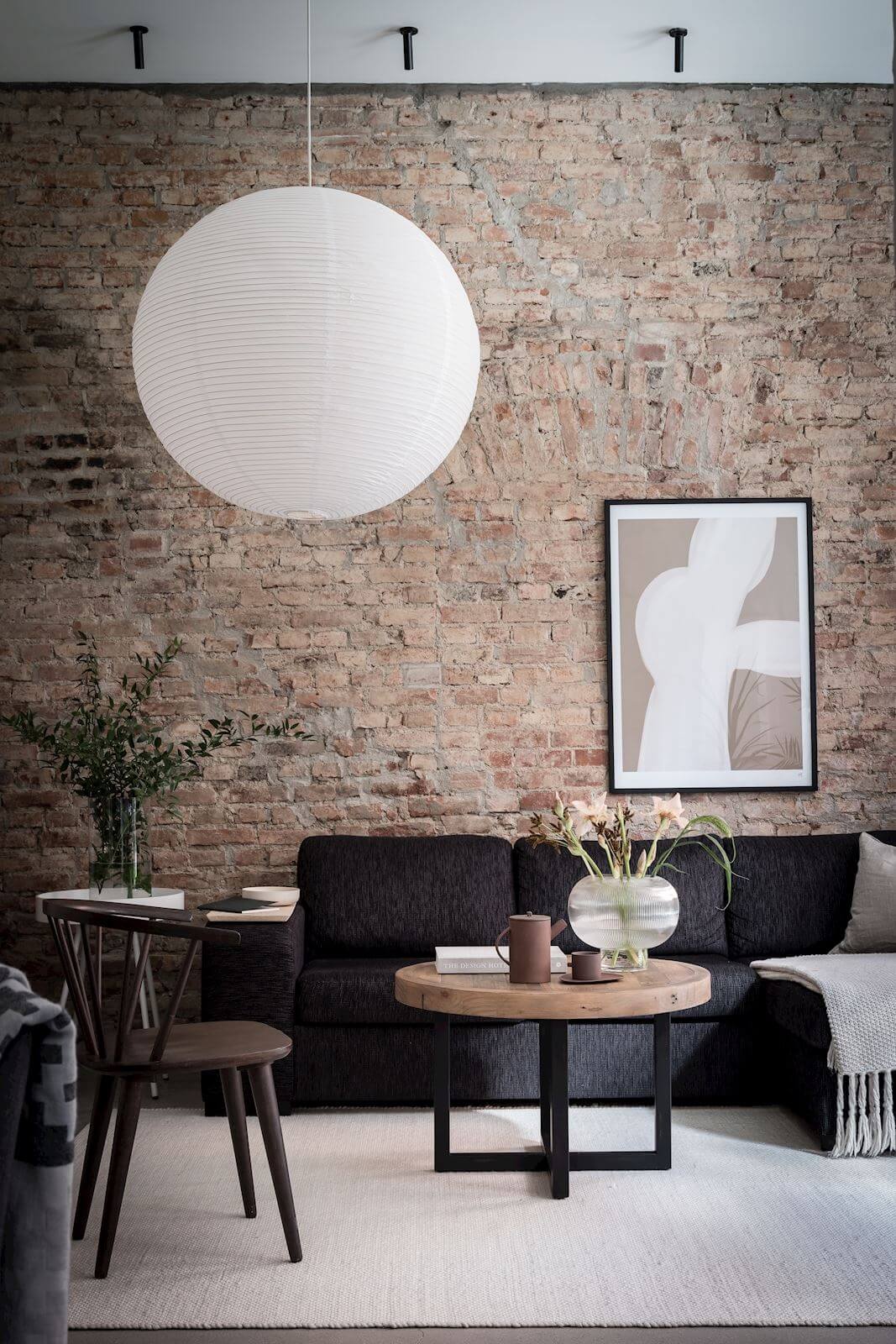 A Lovely Scandinavian Home With Exposed Brick 2 scandinavian home exposed brick nordroom1 A Lovely Scandinavian Home With Exposed Brick