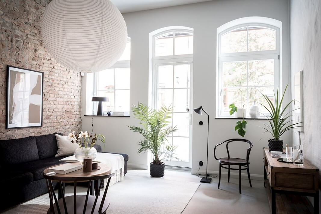 A Lovely Scandinavian Home With Exposed Brick 3 scandinavian home exposed brick nordroom2 A Lovely Scandinavian Home With Exposed Brick