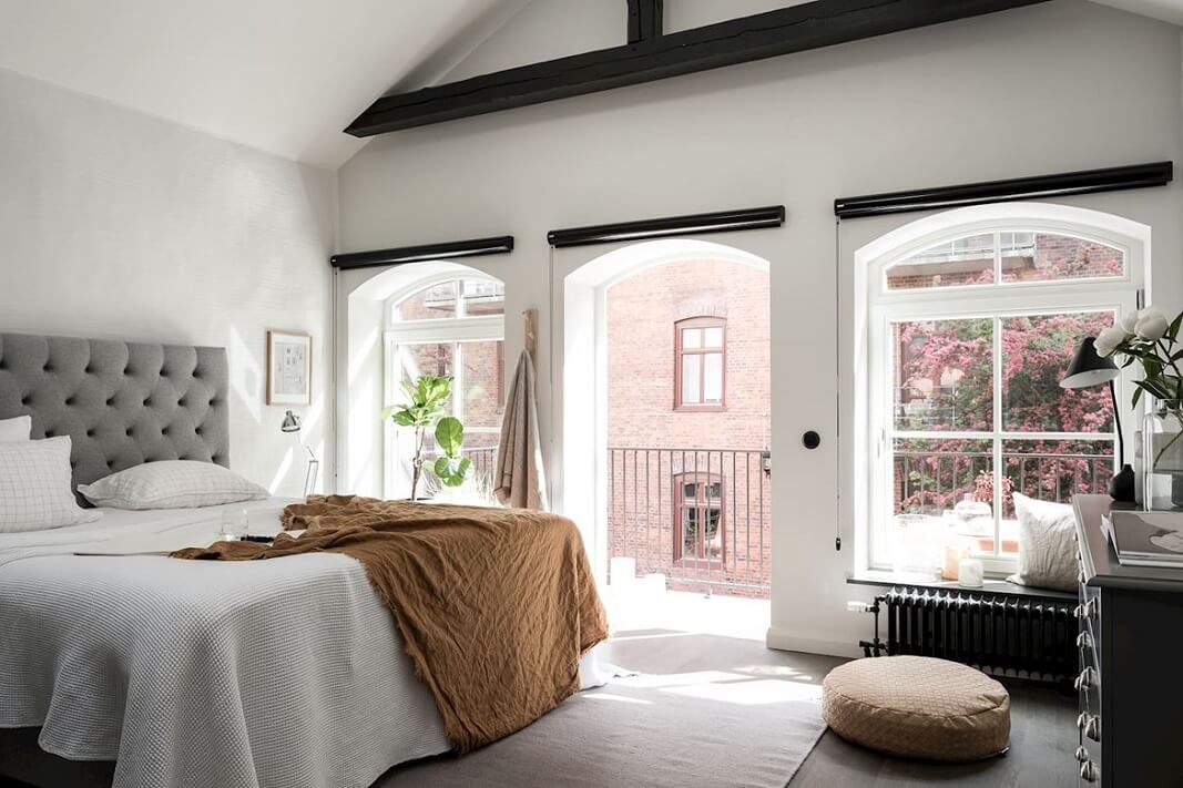 A Lovely Scandinavian Home With Exposed Brick 7 scandinavian home exposed brick nordroom6 A Lovely Scandinavian Home With Exposed Brick