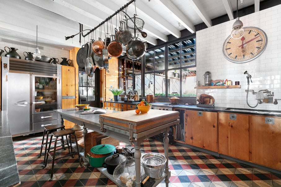 A Plant Lover's Industrial Penthouse Loft in Manhattan 11 industrial penthouse loft plants manhattan nordroom11 A Plant Lover's Industrial Penthouse Loft in Manhattan