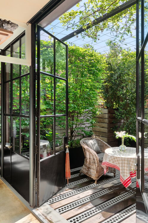 A Plant Lover's Industrial Penthouse Loft in Manhattan 18 industrial penthouse loft plants manhattan nordroom19 A Plant Lover's Industrial Penthouse Loft in Manhattan