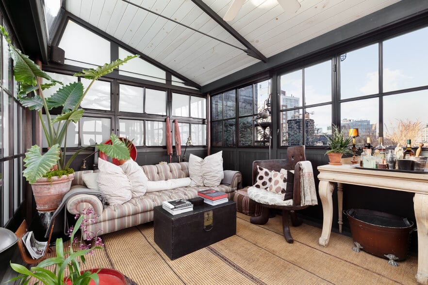 A Plant Lover's Industrial Penthouse Loft in Manhattan 21 industrial penthouse loft plants manhattan nordroom21 A Plant Lover's Industrial Penthouse Loft in Manhattan