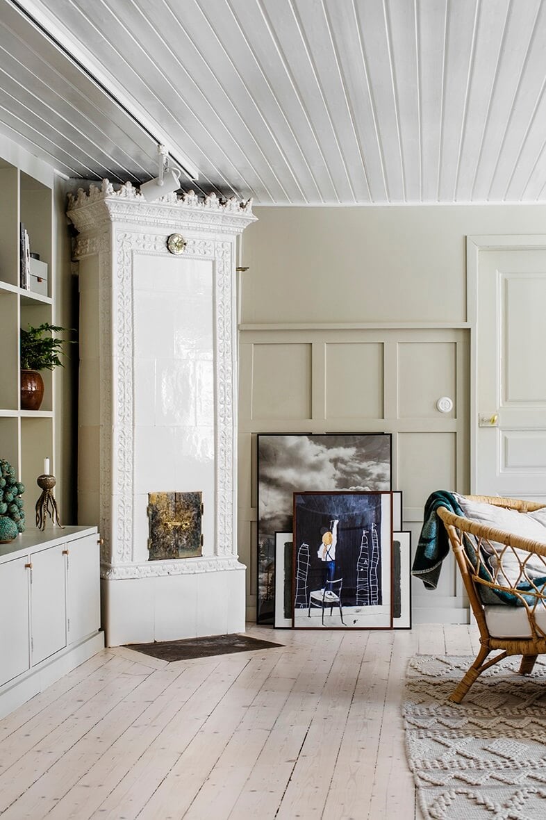 An Old Swedish Home Painted in a Natural Color Palette 3 TheNordroom AnOldSwedishHomePaintedInANaturalColorPalette2 An Old Swedish Home Painted in a Natural Color Palette
