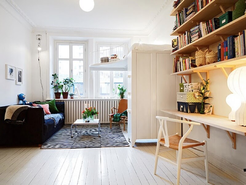 How To Decorate A Studio Apartment 20 how-to-design-a-studio-apartment-nordroom