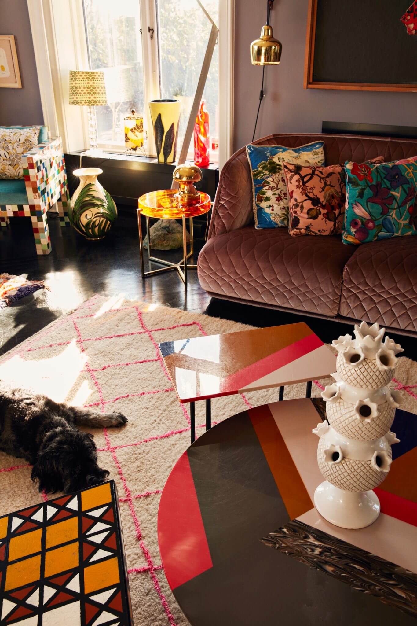 The Colorful Copenhagen Home Of An Art Collector 5 colorful art filled copenhagen home nordroom4 The Colorful Copenhagen Home Of An Art Collector