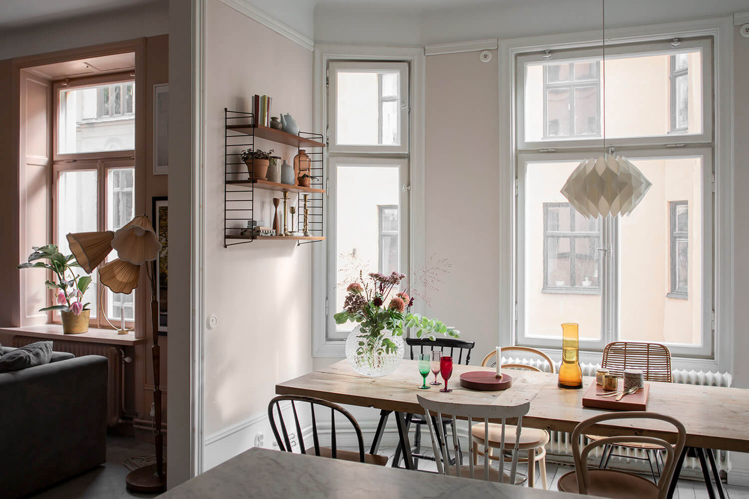 A Color Explosion in a Stylish Scandinavian Home 5 colorful scandinavian apartment nordroom4 A Color Explosion in a Stylish Scandinavian Home