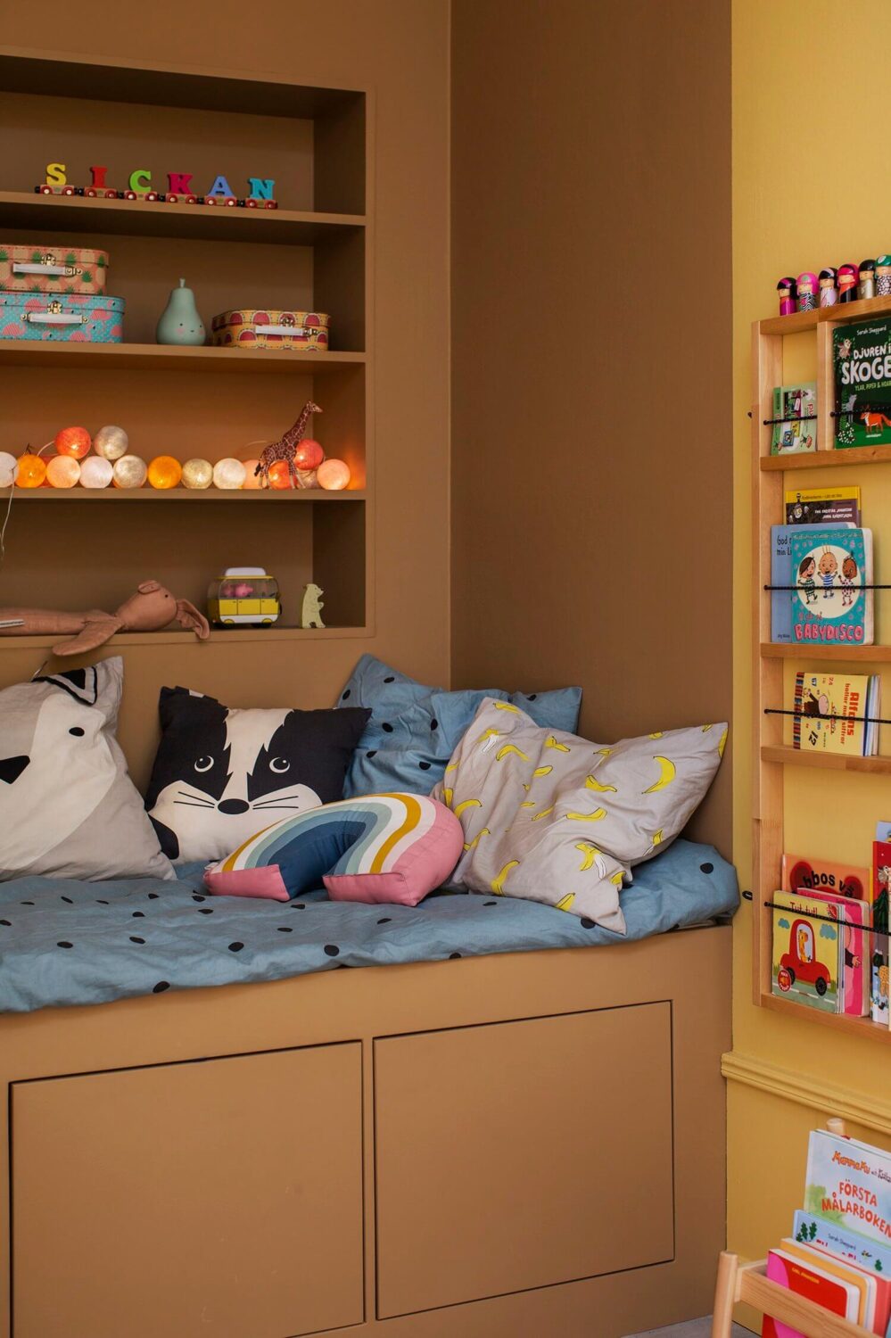 These Colorful Scandinavian Interiors Will Wow You 5 yellow-kids-bedroom-colorful-scandinavian-interiors