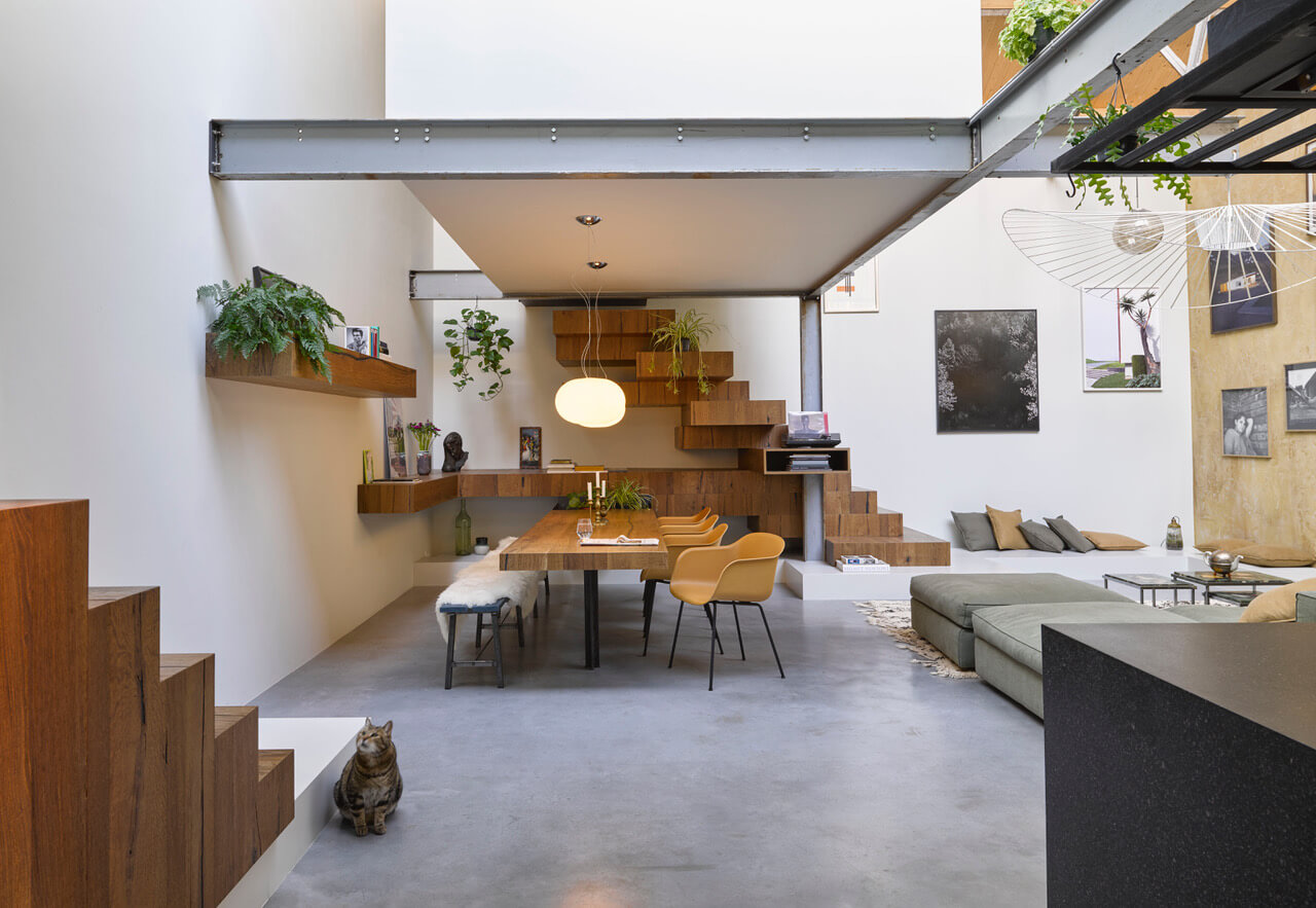 A Warm Industrial Factory Conversion in Amsterdam 7 factory conversion amsterdam nordroom6 A Warm Industrial Factory Conversion in Amsterdam