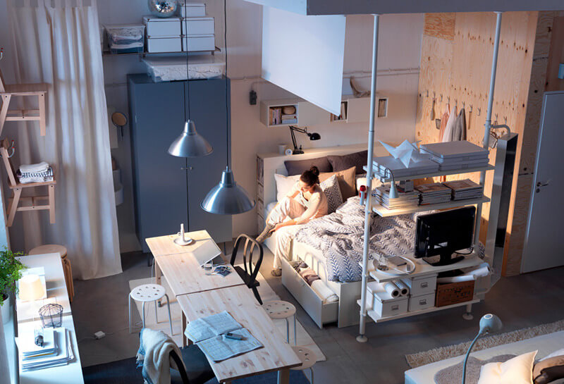 How To Decorate A Studio Apartment 6 how to dvide a studio apartment nordroom5 How To Decorate A Studio Apartment