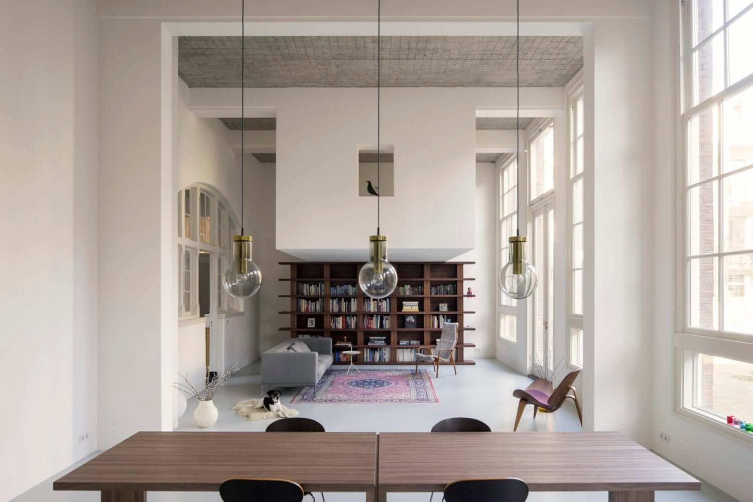 A Minimalistic Loft Apartment in a Former School Building 2 minimalistic loft school conversion nordroom1 A Minimalistic Loft Apartment in a Former School Building