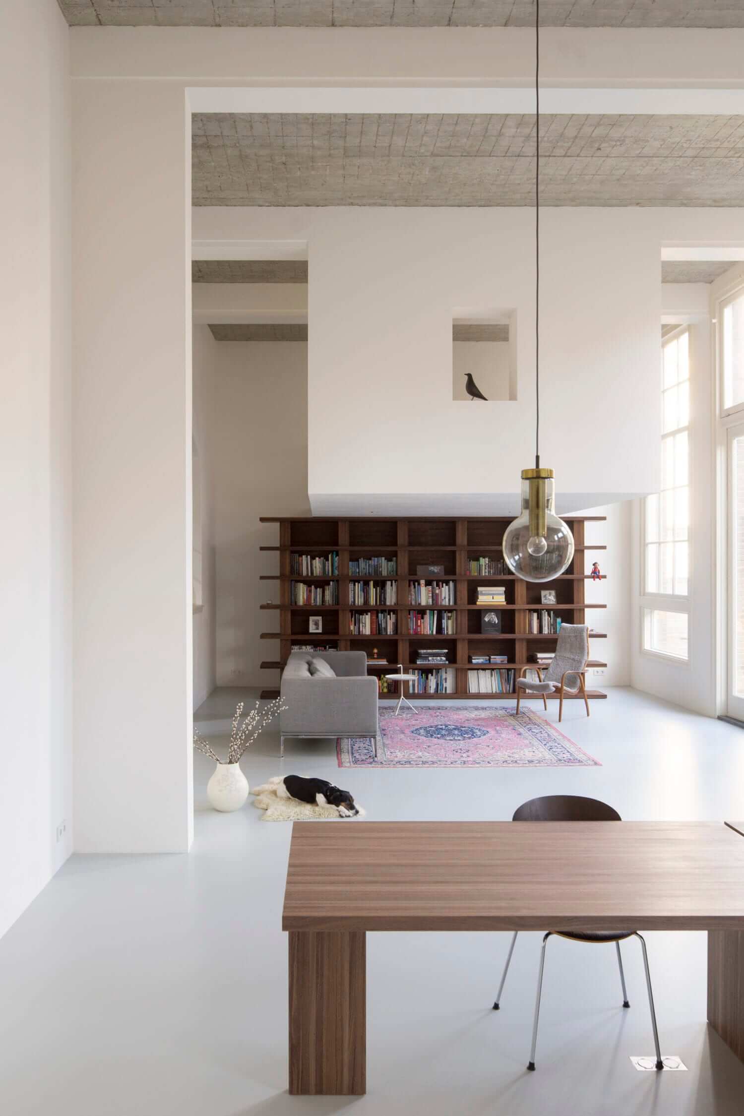 A Minimalistic Loft Apartment in a Former School Building 3 minimalistic loft school conversion nordroom2 A Minimalistic Loft Apartment in a Former School Building