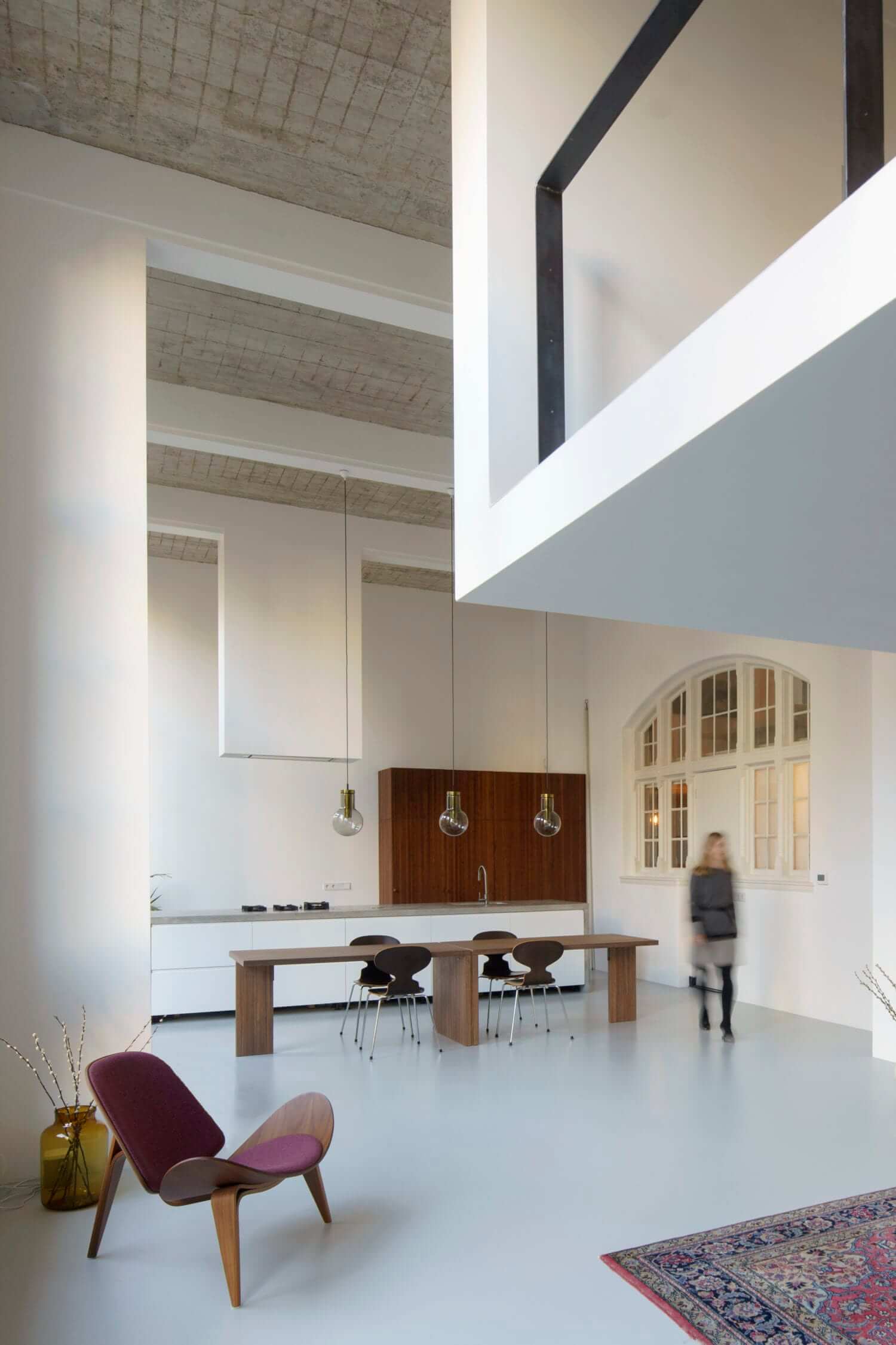 A Minimalistic Loft Apartment in a Former School Building 4 minimalistic loft school conversion nordroom3 A Minimalistic Loft Apartment in a Former School Building