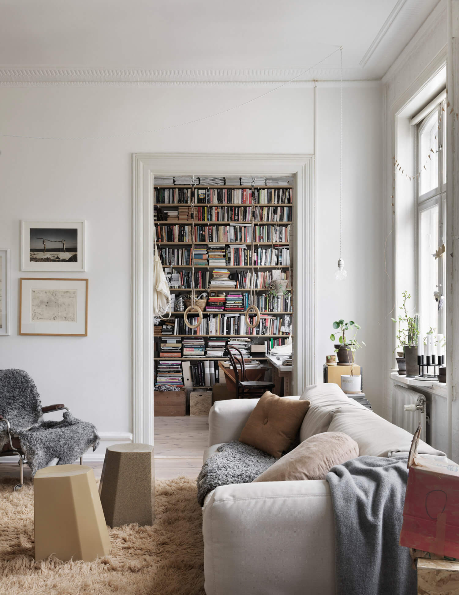 Soft Neutral Tones in Nina Persson's Malmö Home 2 nina persson malmo home nordroom1 Soft Neutral Tones in Nina Persson's Malmö Home