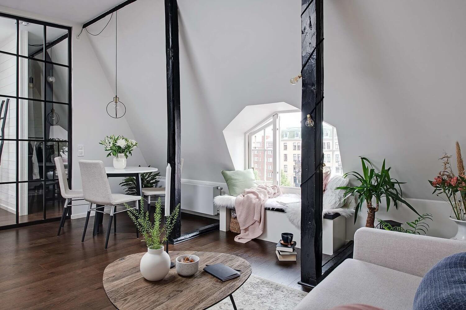 A Cozy Scandinavian Attic Apartment 6 scandinavian attic apartment nordroom5 A Cozy Scandinavian Attic Apartment