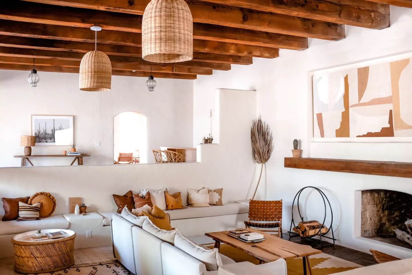 Earthy Tones in an Arizona Vacation Rental by The Joshua Tree House Team 1 arizona vacation rental joshua tree house nordroom Earthy Tones in an Arizona Vacation Rental by The Joshua Tree House Team