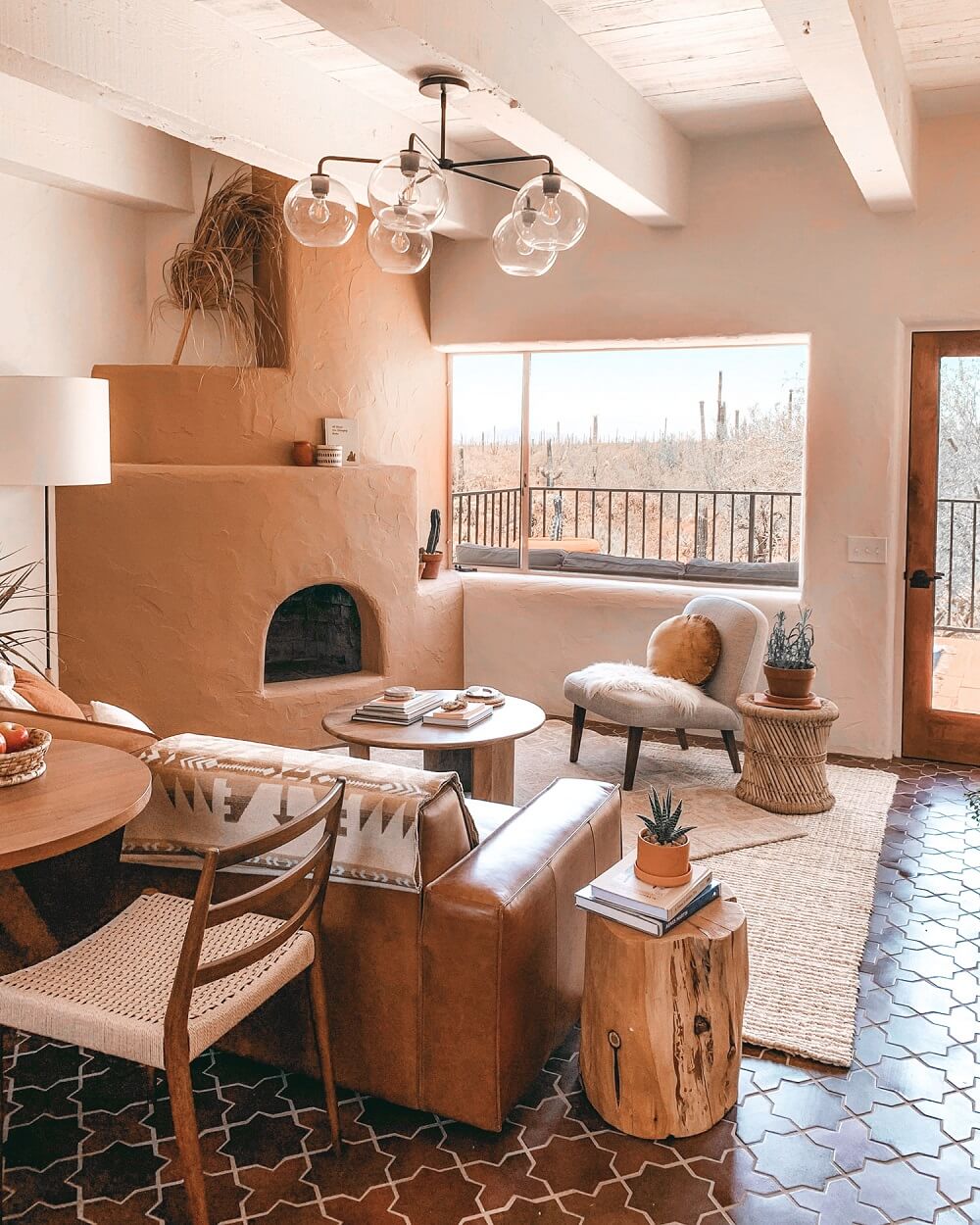 Earthy Tones in an Arizona Vacation Rental by The Joshua Tree House Team 2 arizona vacation rental joshua tree house nordroom1 Earthy Tones in an Arizona Vacation Rental by The Joshua Tree House Team