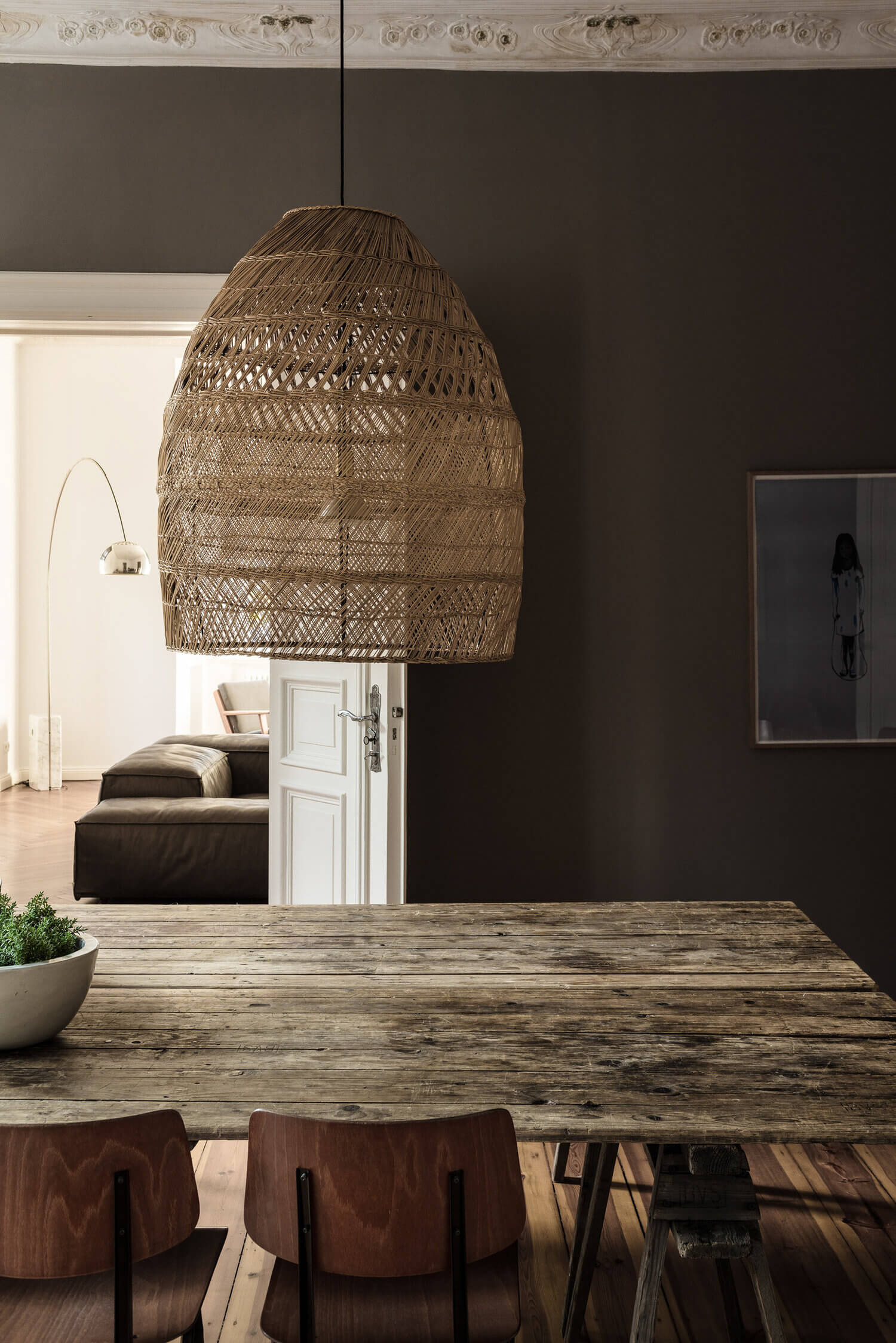 Rustic Bohemian Touches in a Spacious Berlin Home 8 rustic bohemian berlin home nordroom7 Rustic Bohemian Touches in a Spacious Berlin Home